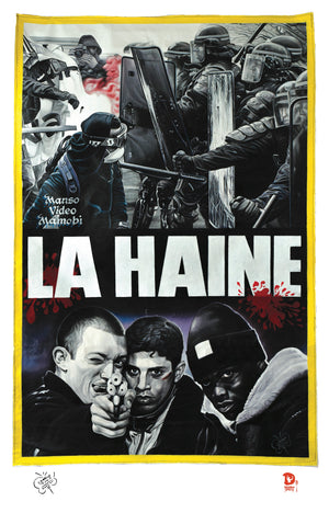 Varyer + Deadly Prey La Haine Throw Blanket