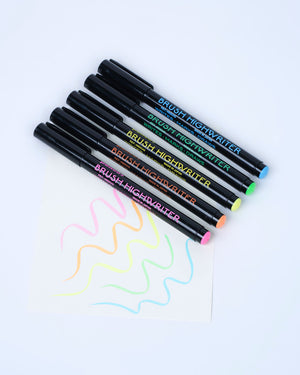 Brush Writer Highlighter Set