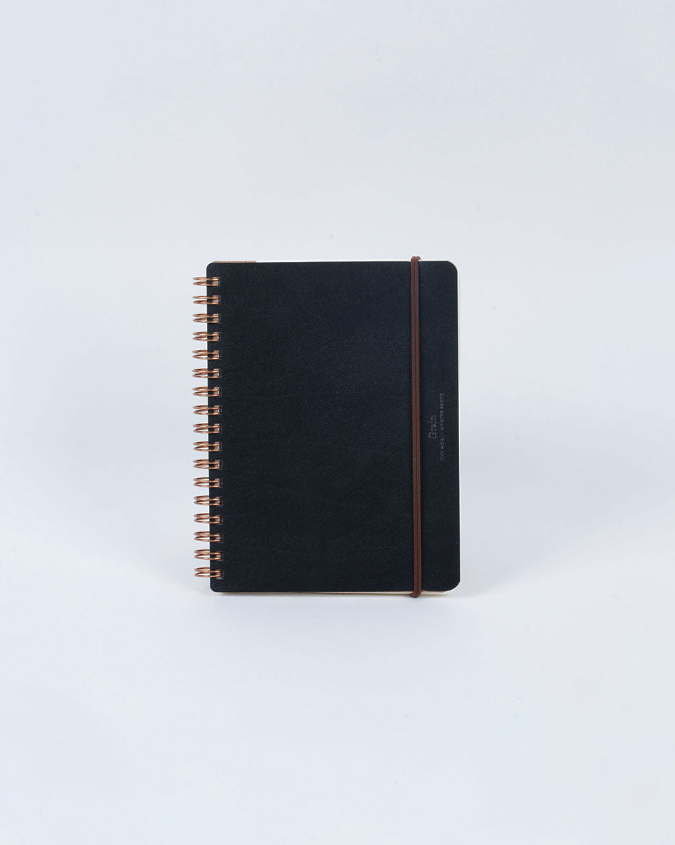 Grain Notebook Black