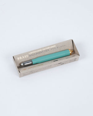 Brass Ballpoint Pen Factory Green