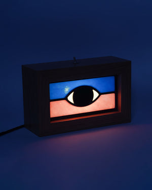 Ben Houtkamp: Stained Glass Light Box - Blue/Purple